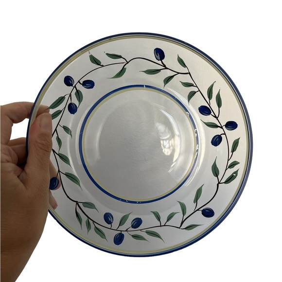 WEDGWOOD HAND PAINTED SALAD PLATES MEDITERRANEAN TUSCANY COLLECTION 16 pc - Picture 2 of 6